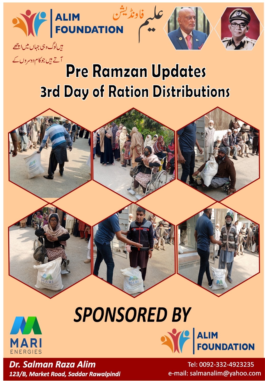 The third day of our Ramzan Ration distribution